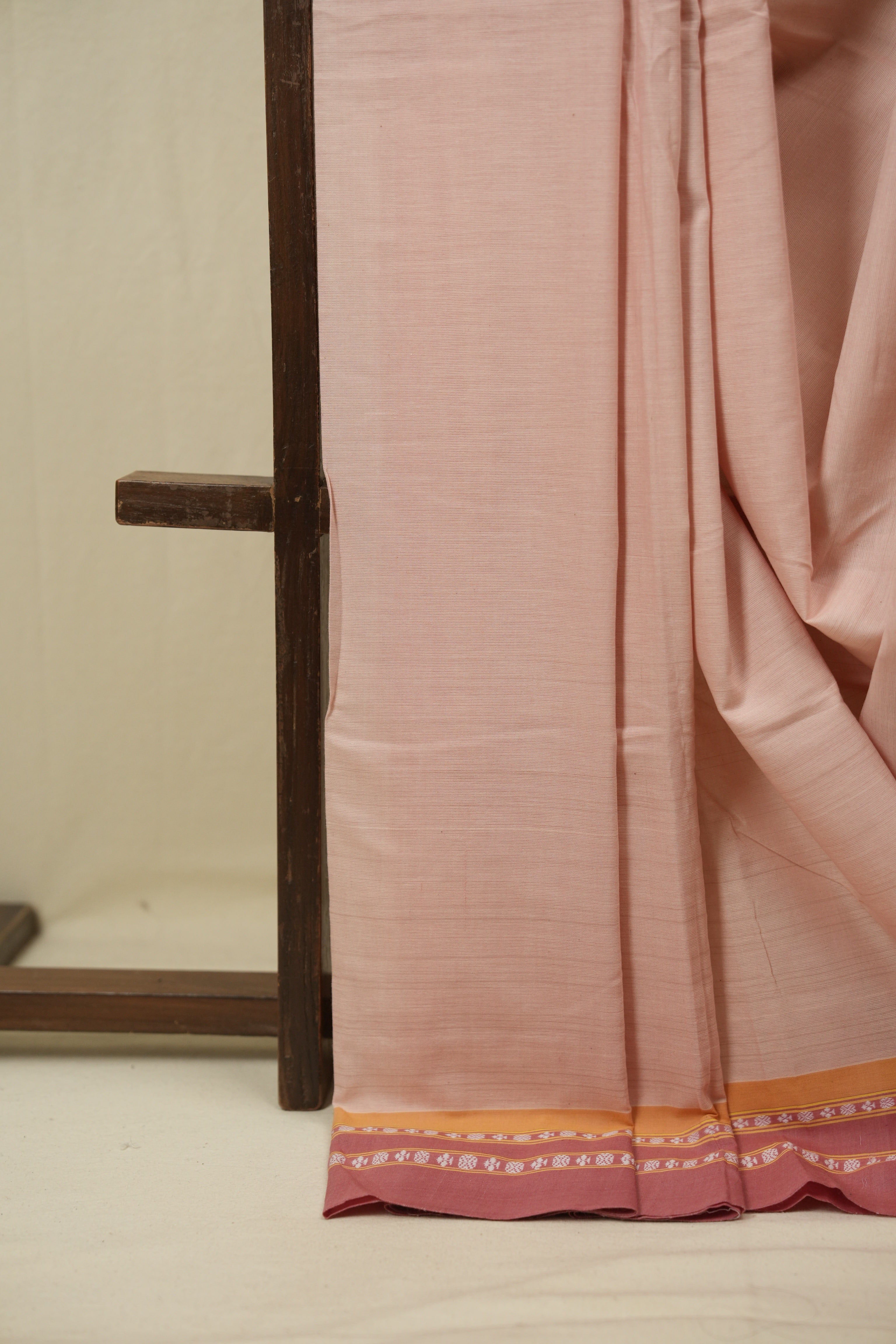 Pink Cotton IIkal Saree - SRPCIS1110