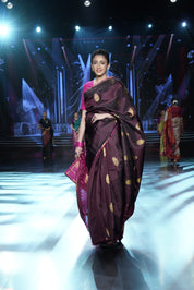 Pakshika Kanjeevaram Silk Saree - Saavari - SSPKSS44