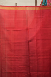 Aqua Blue Rajkot Patola Silk Saree - SRABRPSS561