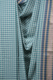 Blue Cotton IIkal Saree - SRBCIS1109