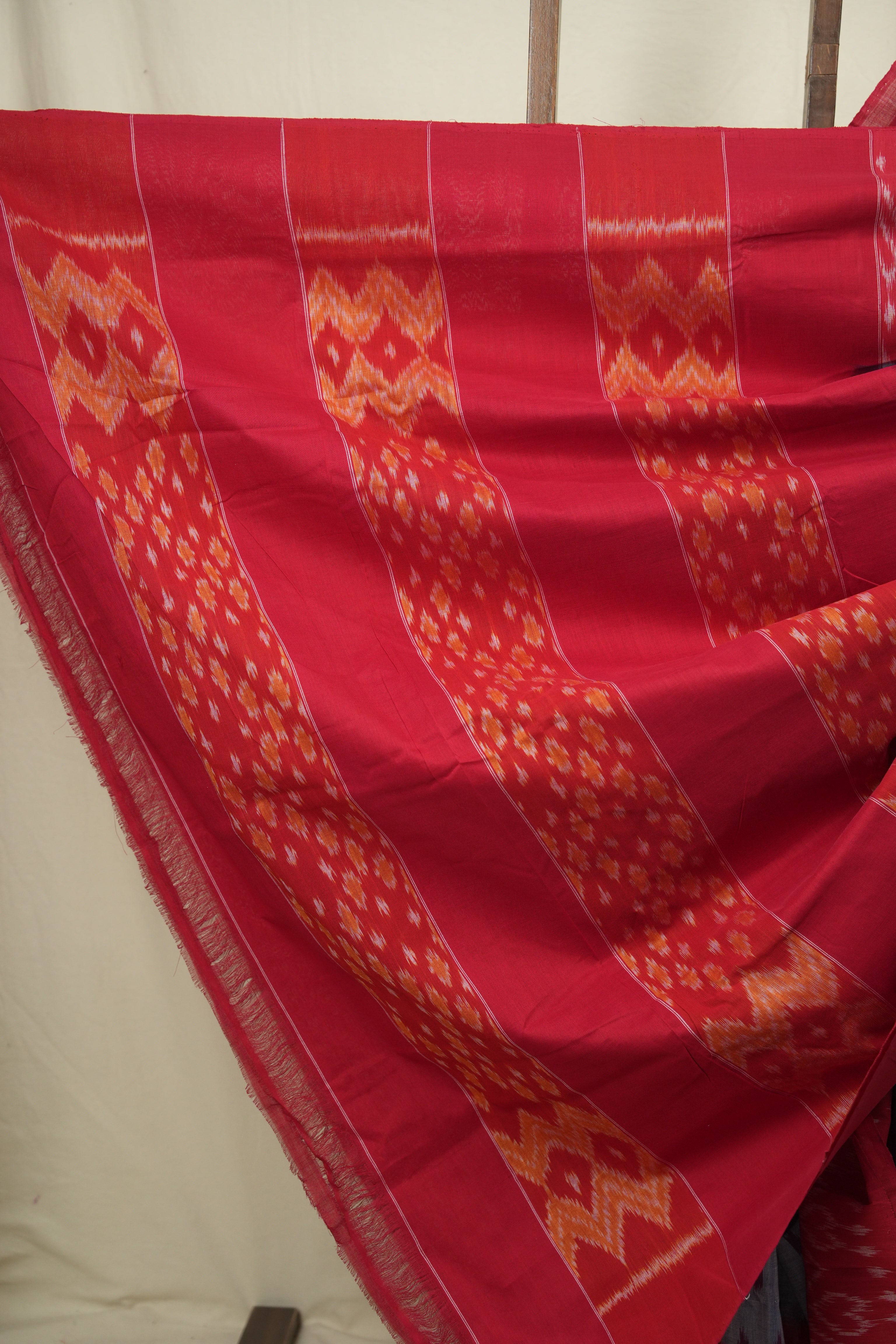 Blue Pochampalli Cotton Ikat Saree - SRBPCIS739