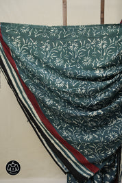 Teal Green HBP Modal Silk Saree - SRTGMSS514