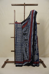Indigo HBP Modal Silk Saree - SRIMSS513