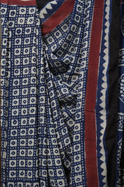 Indigo HBP Modal Silk Saree - SRIMSS513