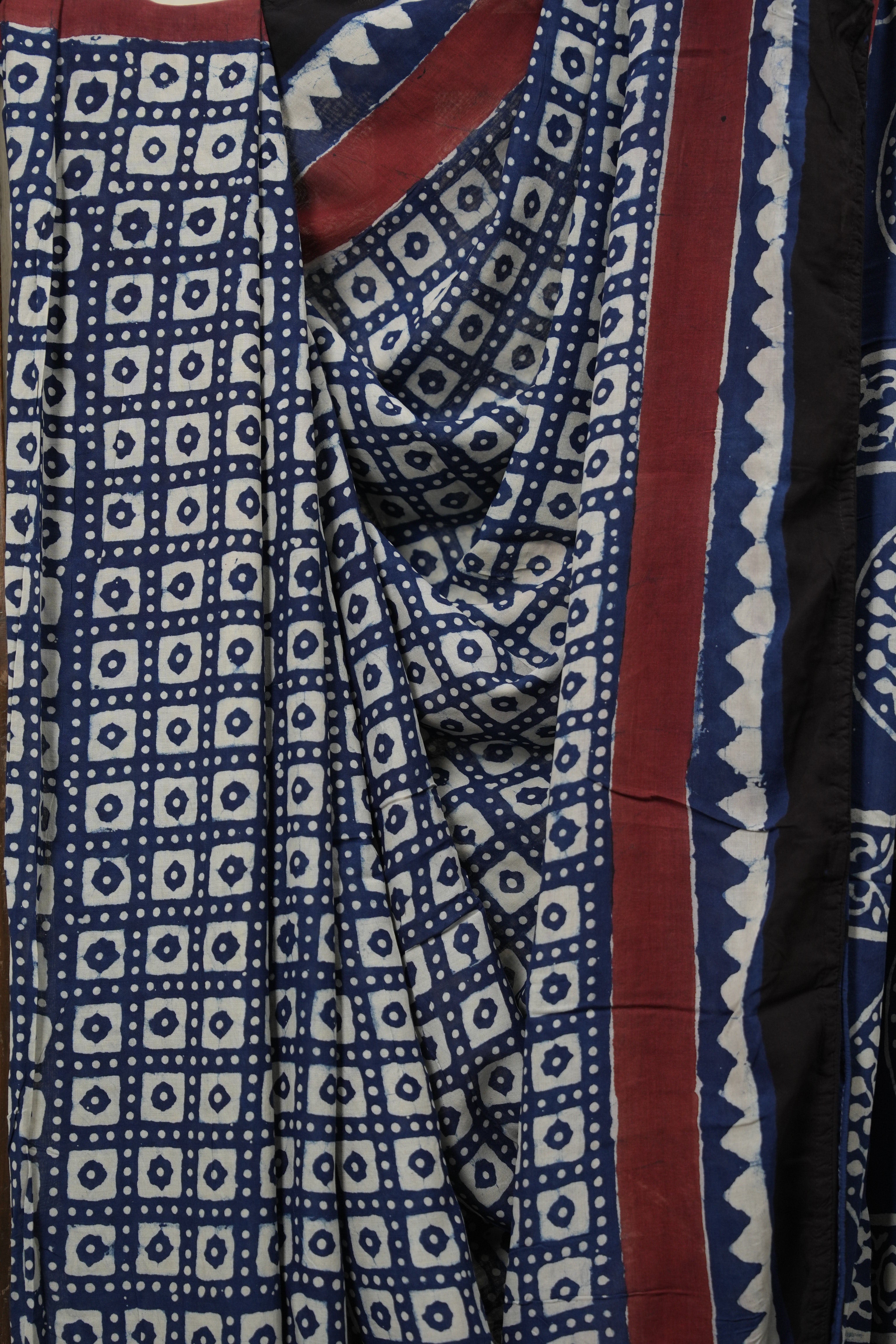 Indigo HBP Modal Silk Saree - SRIMSS513