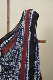 Indigo HBP Modal Silk Saree - SRIMSS513