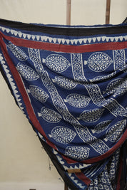 Indigo HBP Modal Silk Saree - SRIMSS513