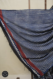 Indigo HBP Modal Silk Saree - SRIMSS513