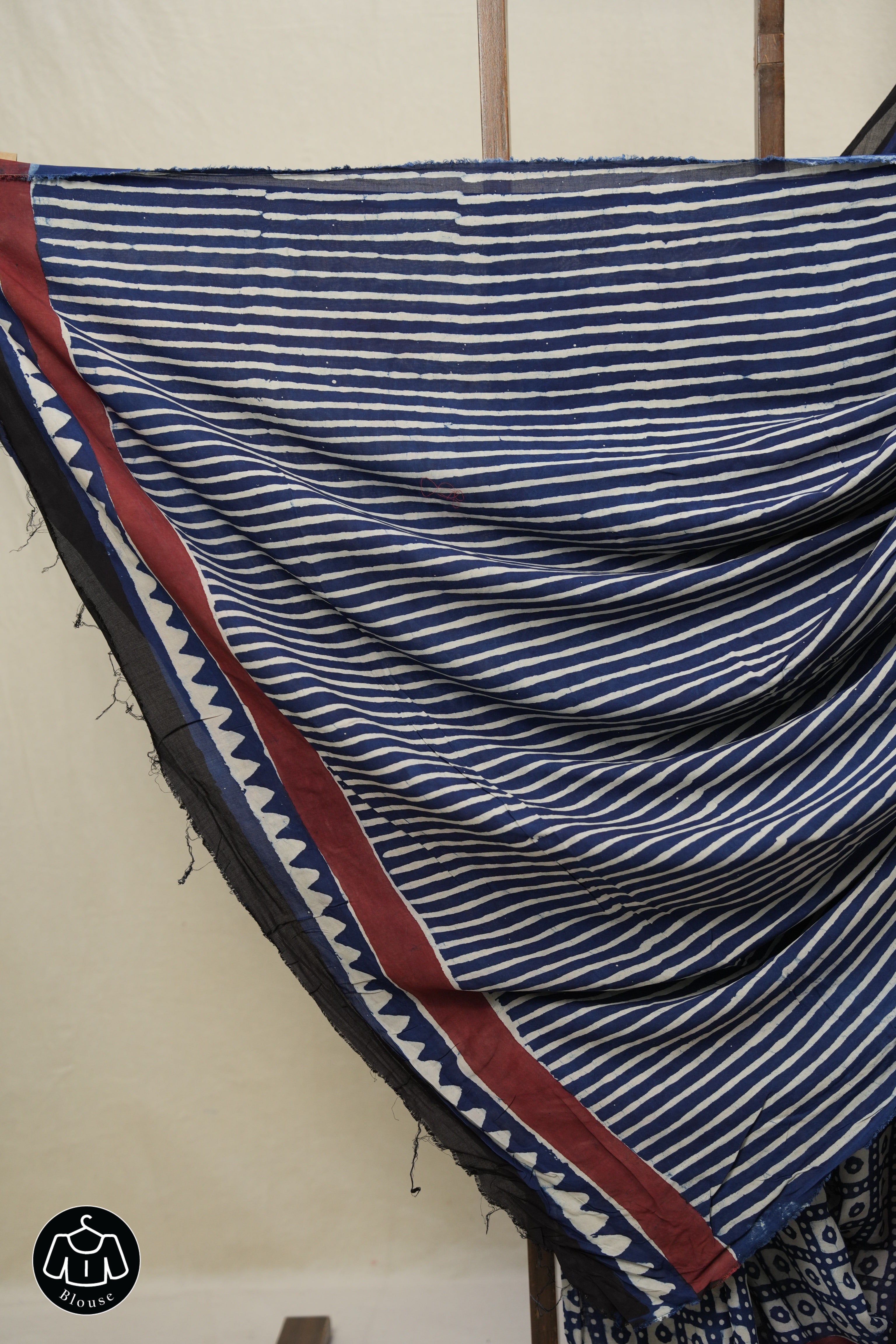 Indigo HBP Modal Silk Saree - SRIMSS513