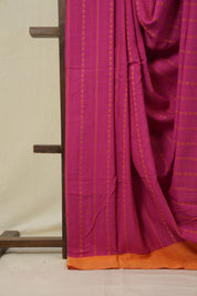 Rani Pink Bengal Cotton Saree - SRRPBCS123