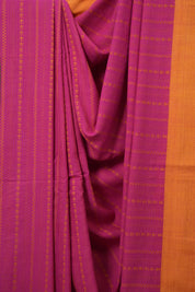 Rani Pink Bengal Cotton Saree - SRRPBCS123