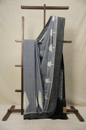 Powder Blue Pochampalli Cotton Ikat Saree - SRPBPCIS563