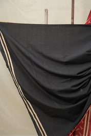 Maroon HBP Cotton Saree - SRMCS3046