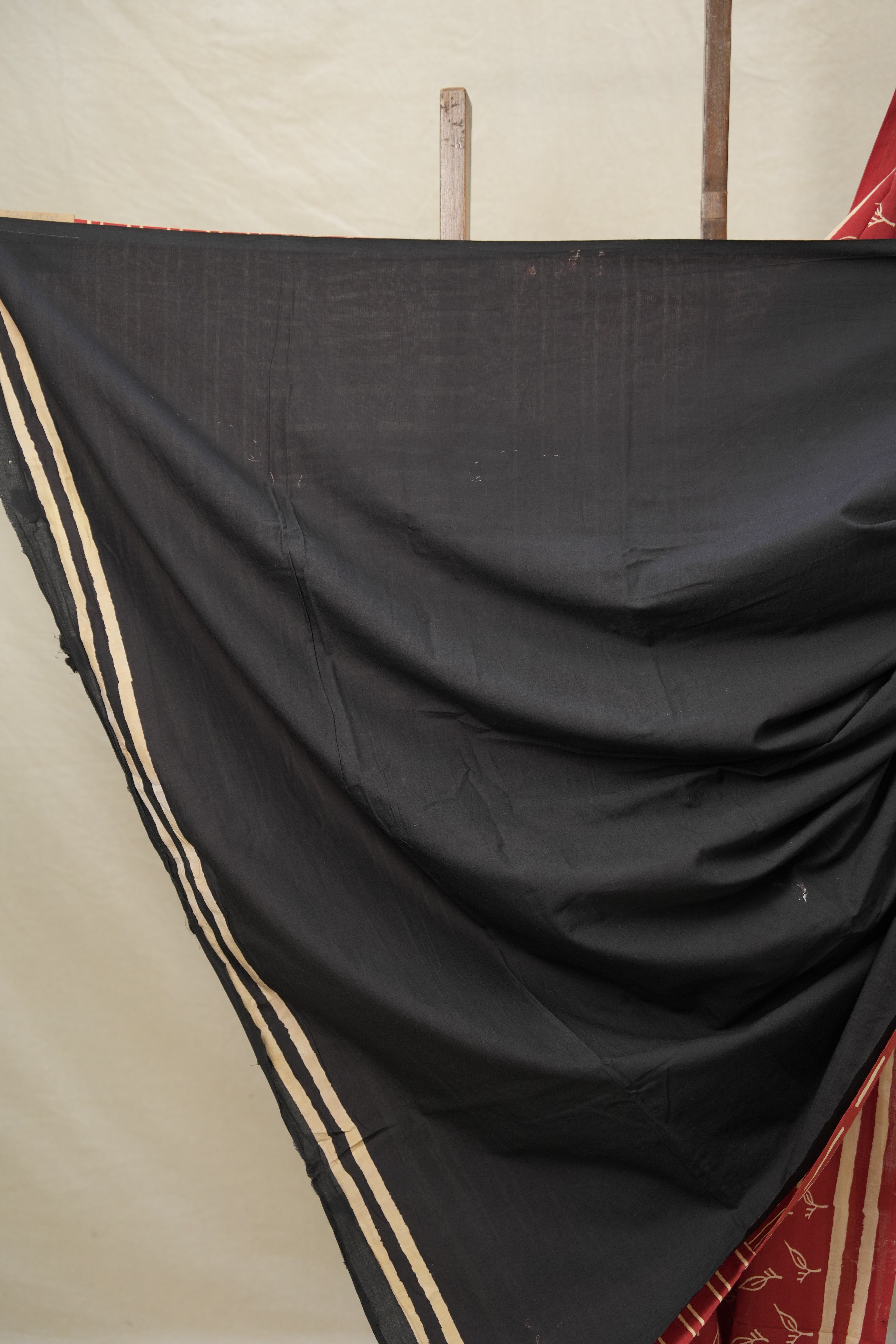 Maroon HBP Cotton Saree - SRMCS3046