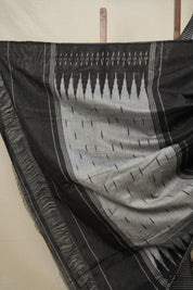 Powder Blue Pochampalli Cotton Ikat Saree - SRPBPCIS563