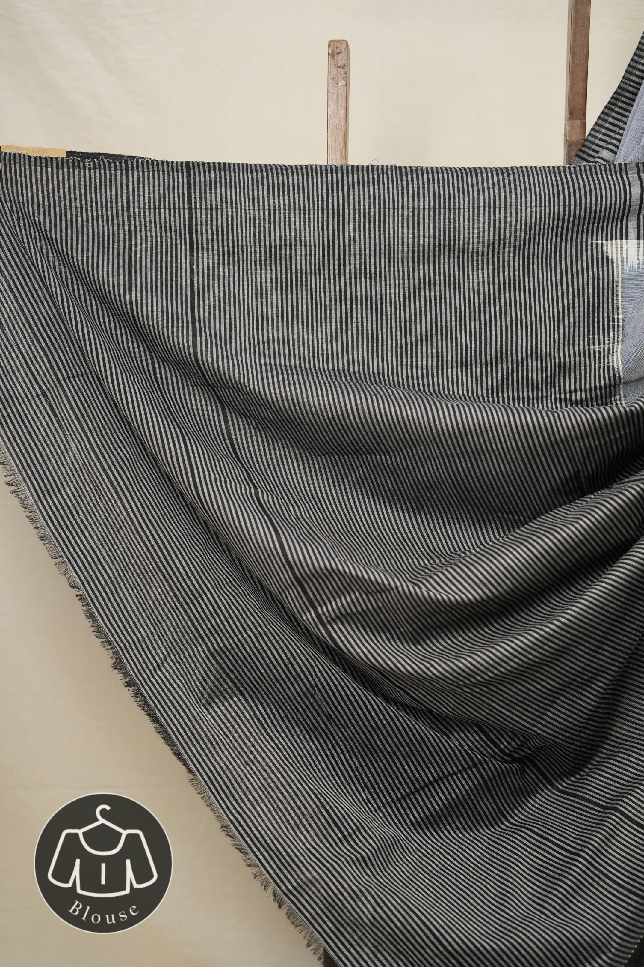 Powder Blue Pochampalli Cotton Ikat Saree - SRPBPCIS563