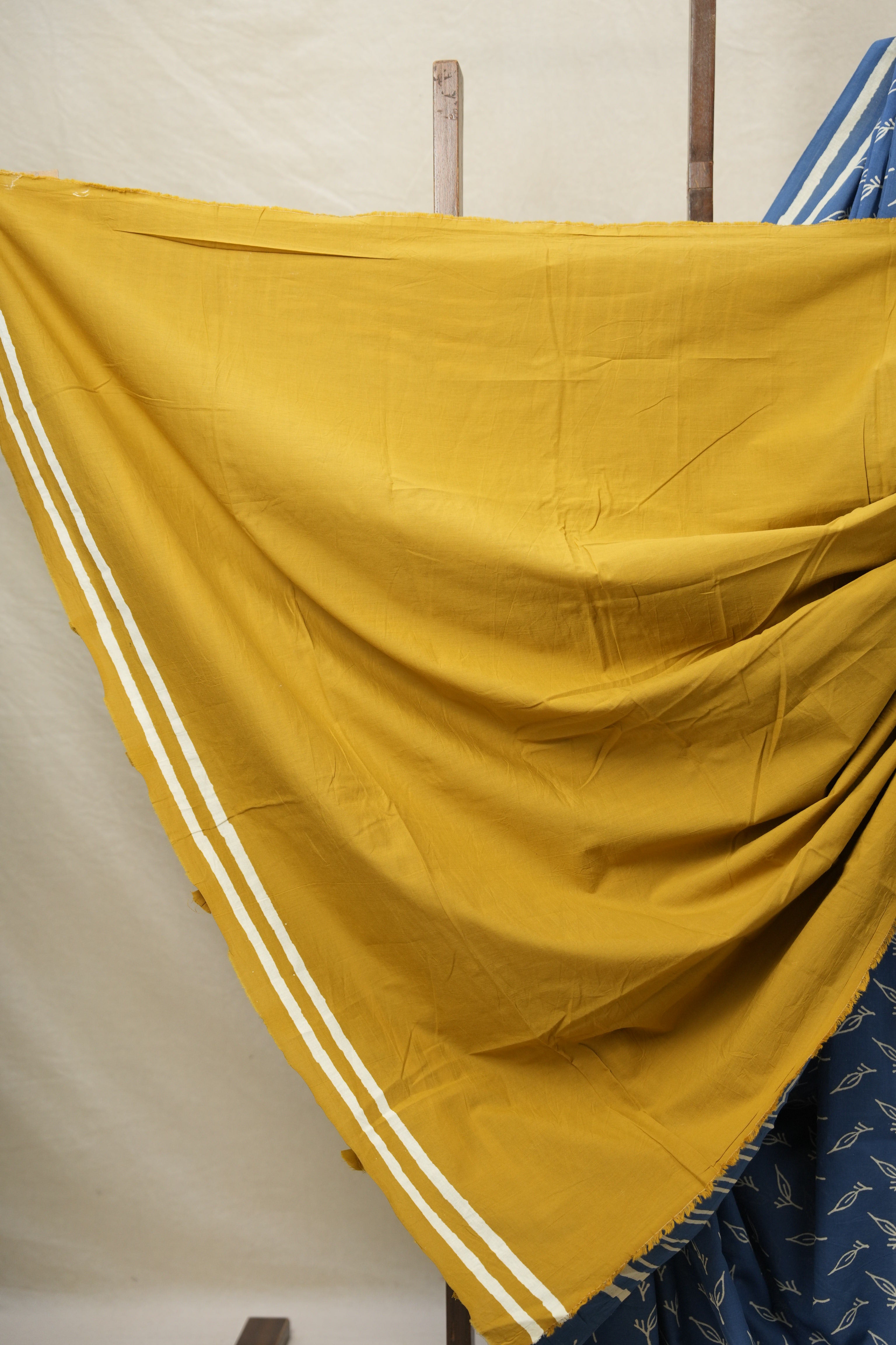 Blue HBP Cotton Saree - SRBCS3044