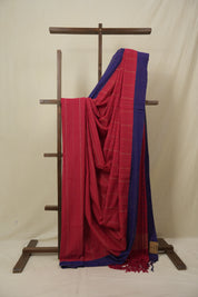 Red Bengal Cotton Saree - SRRBCS126