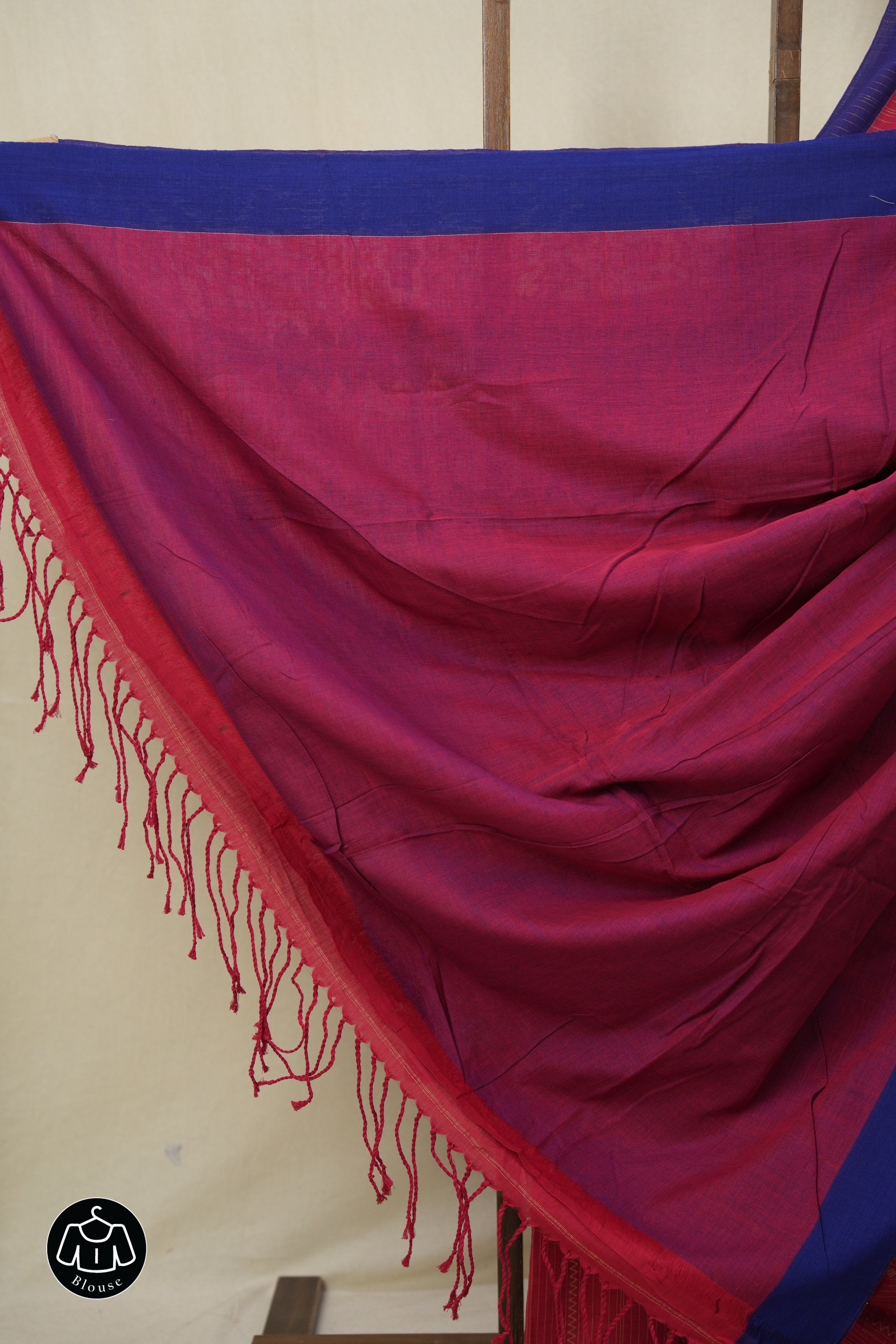Red Bengal Cotton Saree - SRRBCS126