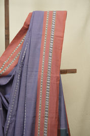 Purple Cotton IIkal Saree - SRPCIS1155