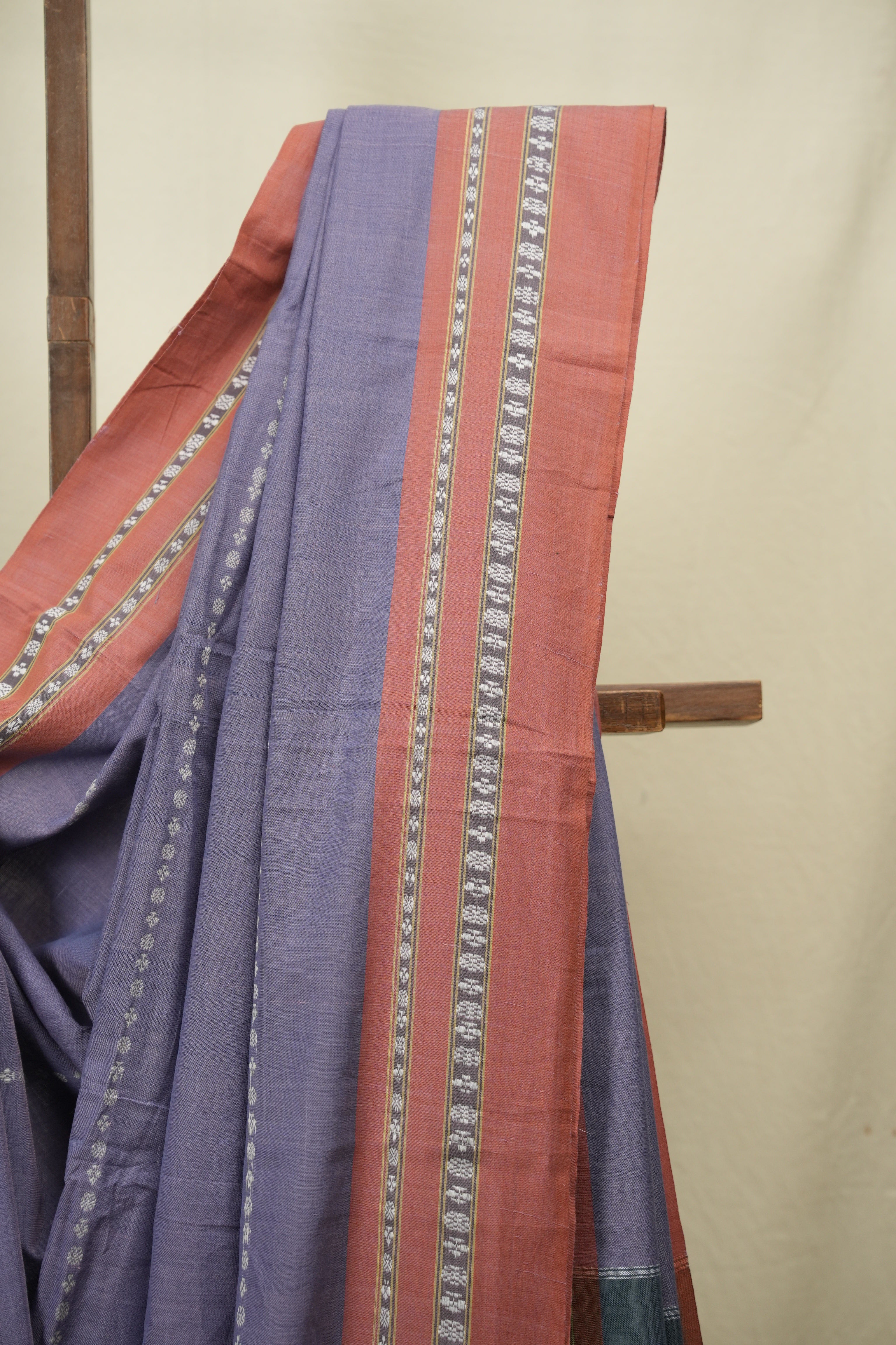Purple Cotton IIkal Saree - SRPCIS1155