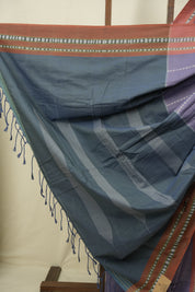 Purple Cotton IIkal Saree - SRPCIS1155