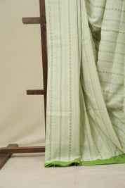 White Bengal Cotton Saree - SRWBCS127