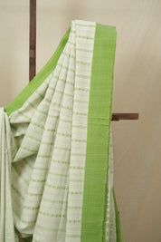 White Bengal Cotton Saree - SRWBCS127