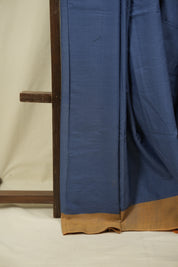 Blue Cotton IIkal Saree - SRBCIS1156