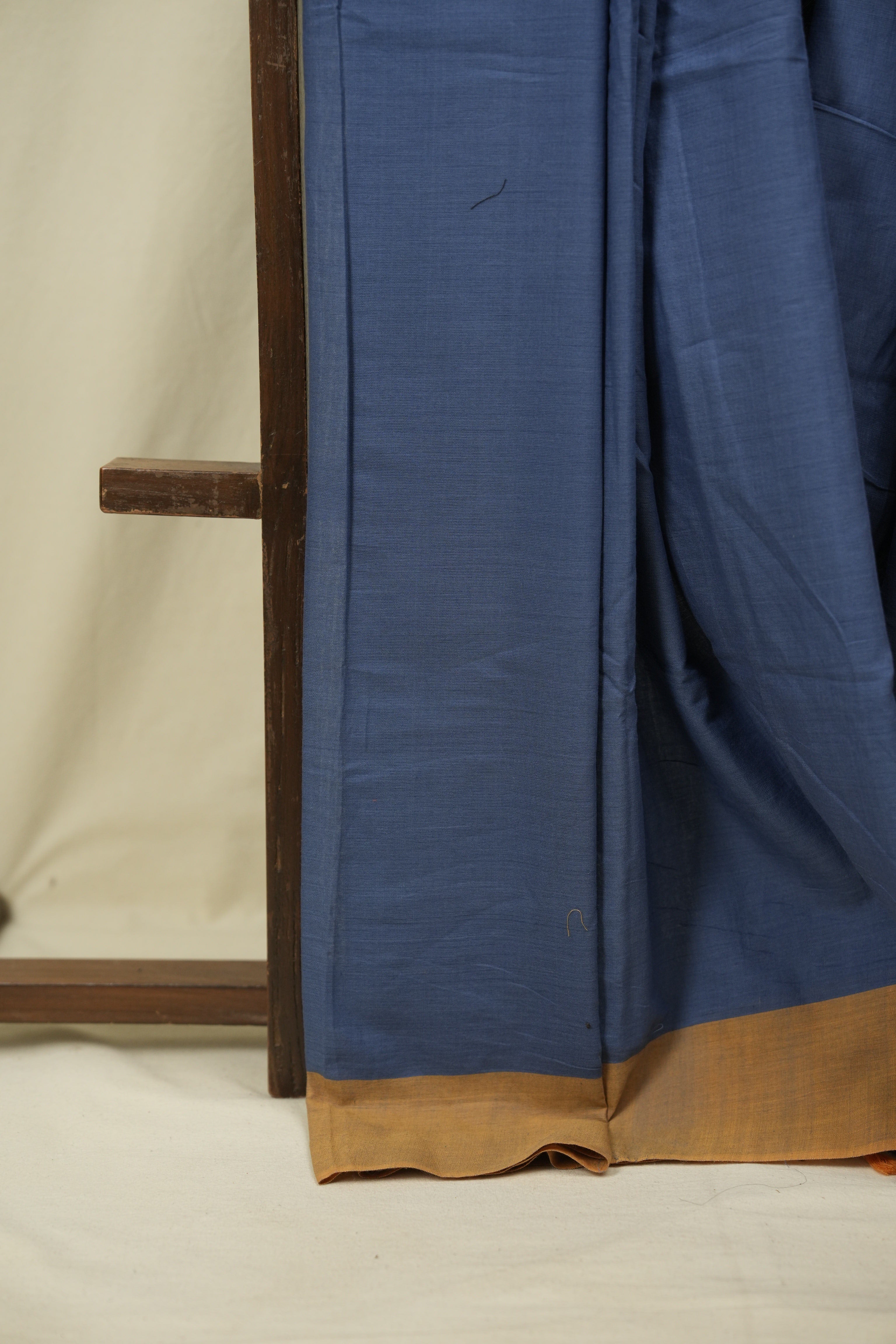 Blue Cotton IIkal Saree - SRBCIS1156