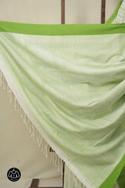 White Bengal Cotton Saree - SRWBCS127