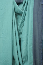 Sky Blue Plain Cotton Ilkal Saree - SRSBPCIS787