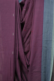 Onion Pink Plain Cotton Ilkal Saree - SROPPCIS777