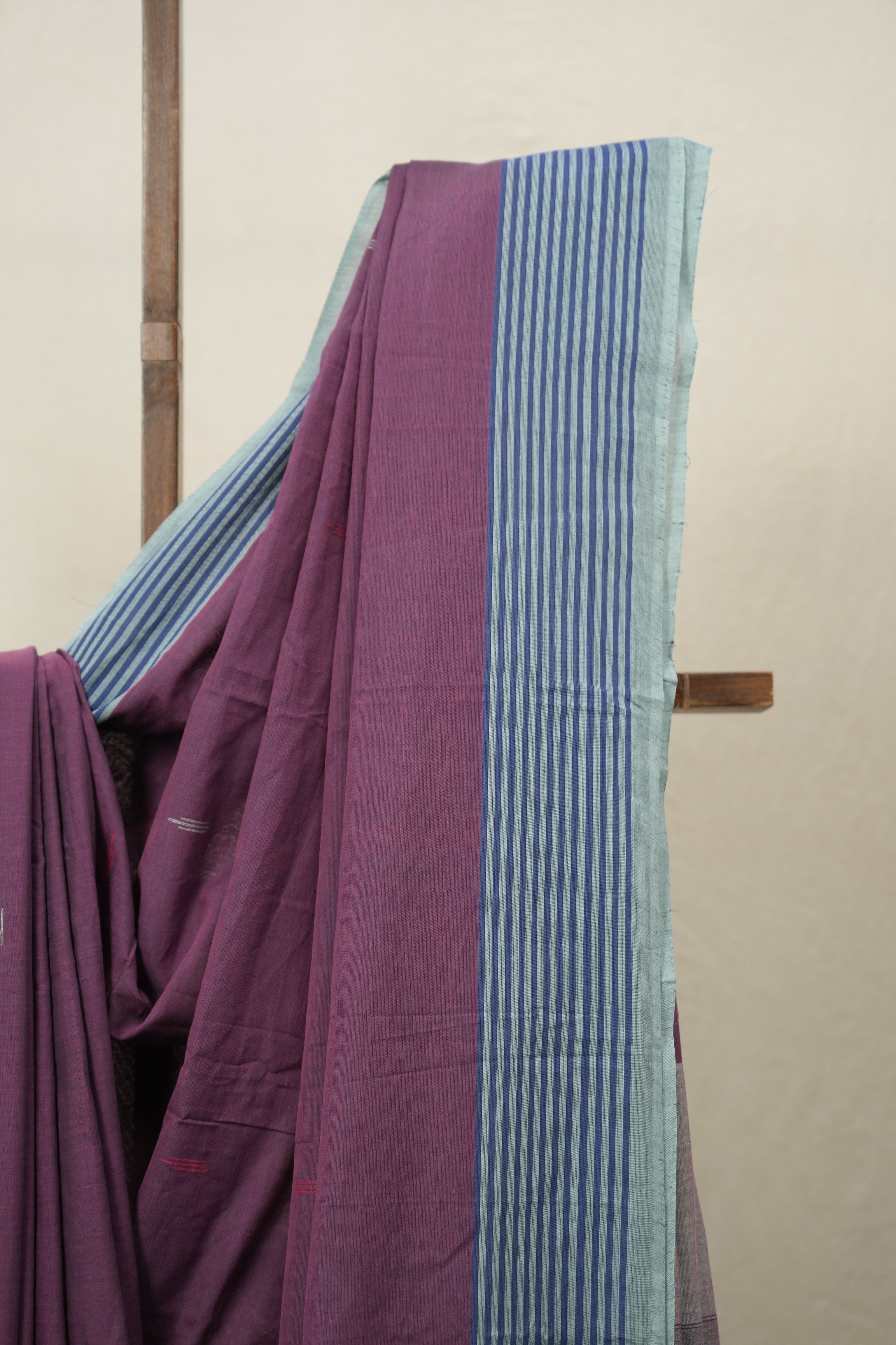 Onion Pink Plain Cotton Ilkal Saree - SROPPCIS777