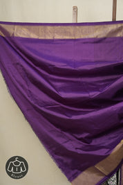 Grey Pochampalli Silk Ikat Saree - SRGPSIS185