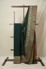 Green Narayan Peth Cotton Saree - SRGNPCS17