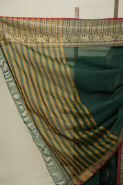 Green Narayan Peth Cotton Saree - SRGNPCS17