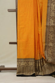 Orange  Narayan Peth Cotton Saree- SRONPCS10