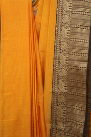 Orange  Narayan Peth Cotton Saree- SRONPCS10