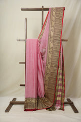 Carrot Pink Narayan Peth Cotton Saree - SRCPNPCS18