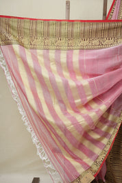 Carrot Pink Narayan Peth Cotton Saree - SRCPNPCS18