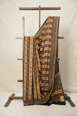 Brown HBP Cotton Saree - SRBCS2750