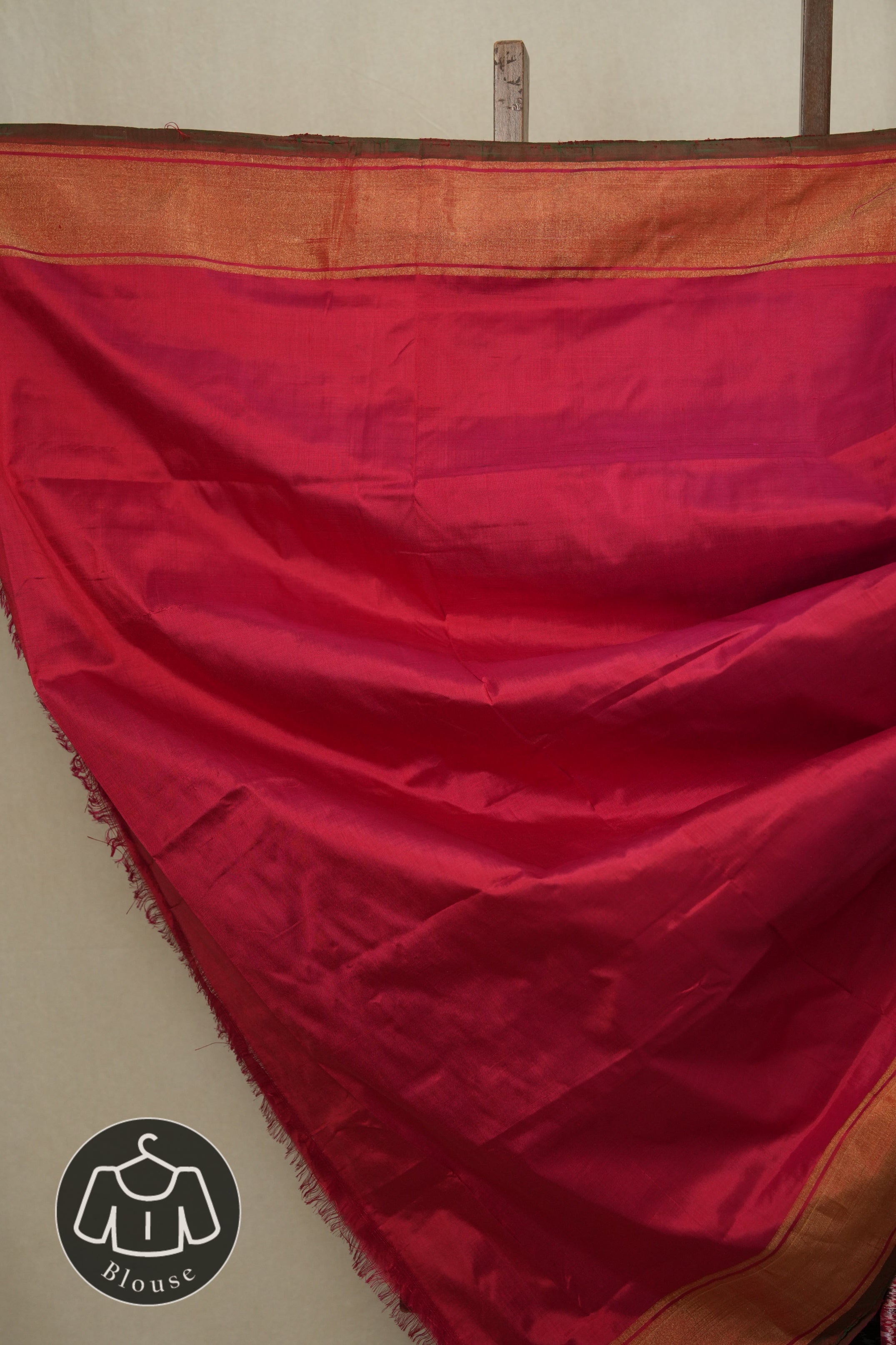 Maroon Red Pochampalli Silk Ikat Saree - SRMRPSIS207