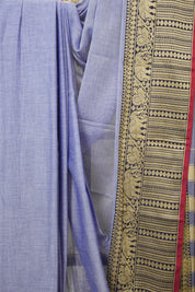 Blue Narayan Peth Cotton Saree - SRBNPCS24