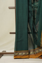 Green Narayan Peth Cotton Saree- SRGNPCS01