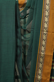 Green Narayan Peth Cotton Saree- SRGNPCS01