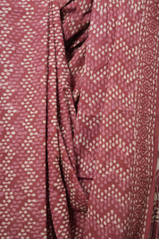 Magenta Maroon HBP Cotton Saree - SRMMCS2821