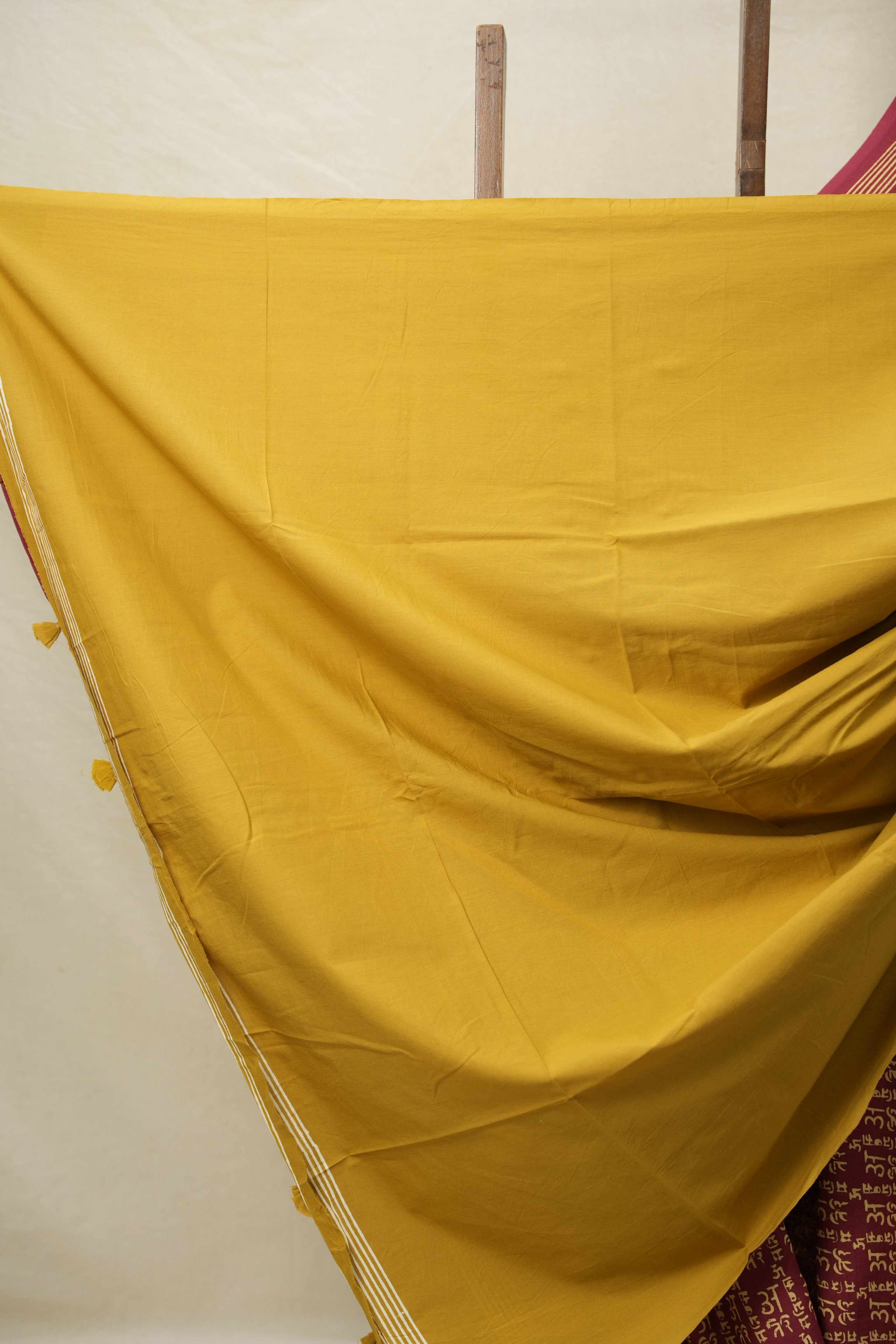 Maroon HBP Cotton Saree - SRMCS3090