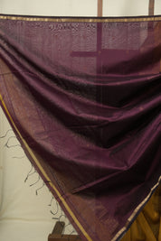 Mustard Maheshwari Saree - SRMMS1383
