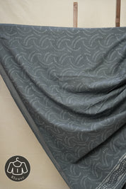 Grey Carbon Black HBP Cotton Saree - SRGCBCS2823